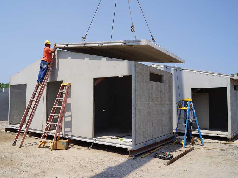 Easi Set Building Modular construction at Smith Midland