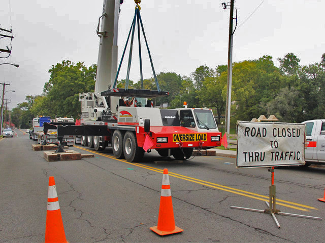 Eva Walker road closed