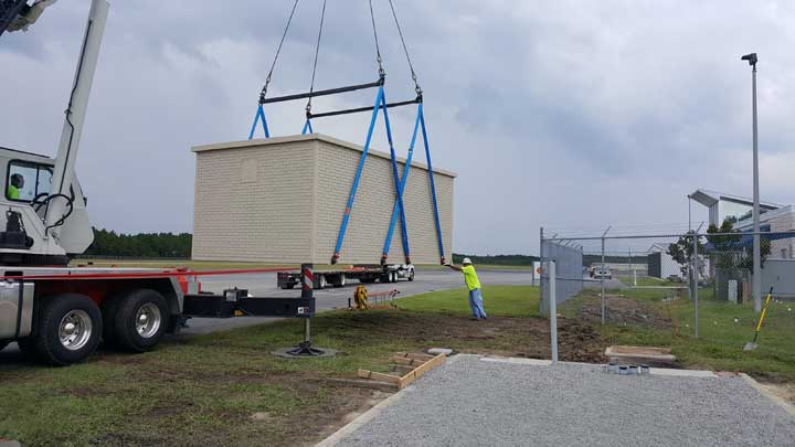 Horry County airport runway equipment building Smith Columbia