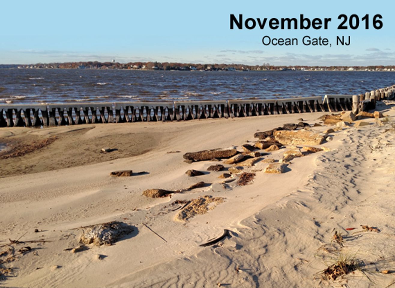 After Beach Prisms at Ocean Gate, New Jersey