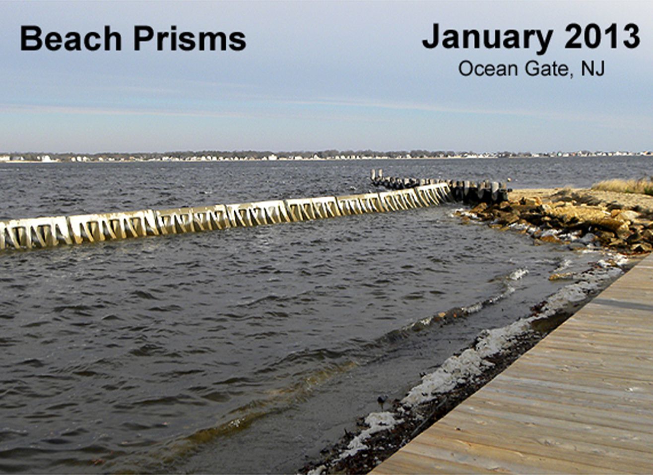 Before Beach Prisms at Ocean Gate, New Jersey