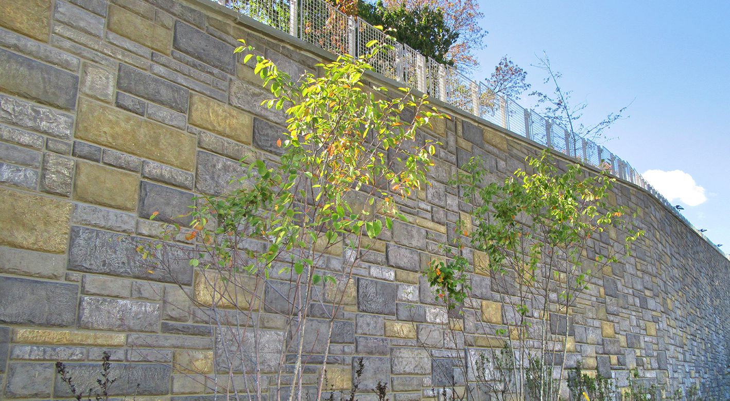 Retaining Wall at the Smithsonian Zoo