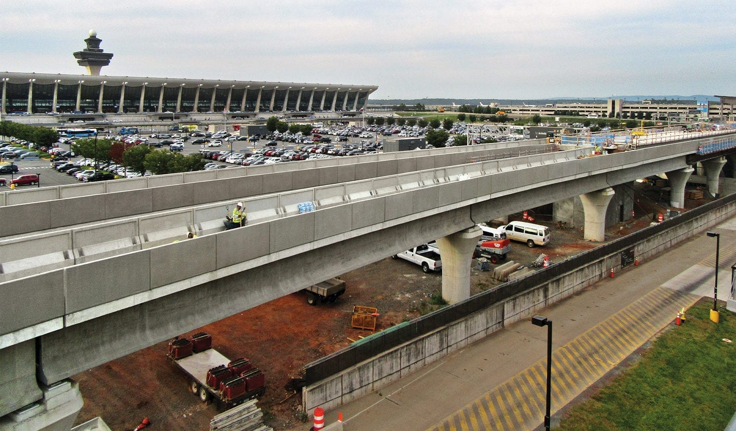 Dulles Airport Metro Rail project