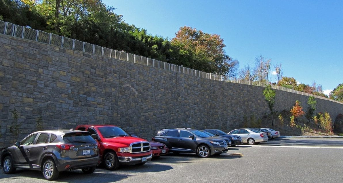 Retaining Wall at the Smithsonian Zoo