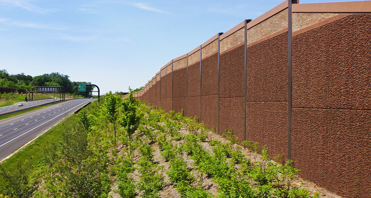 Absorbative SoundWalls for the Montgomery County, MD connector
