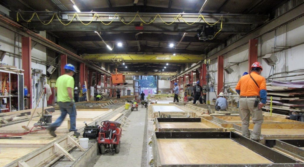 Smith Midland associates working in the shop