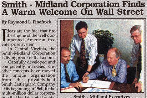 1995 - Smith-Midland goes public