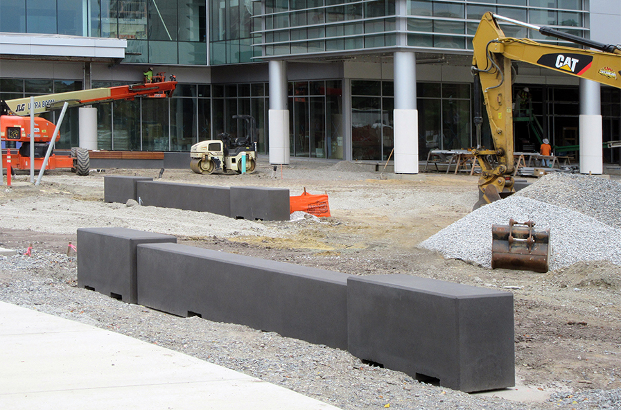 Benches at Ferguson HQ