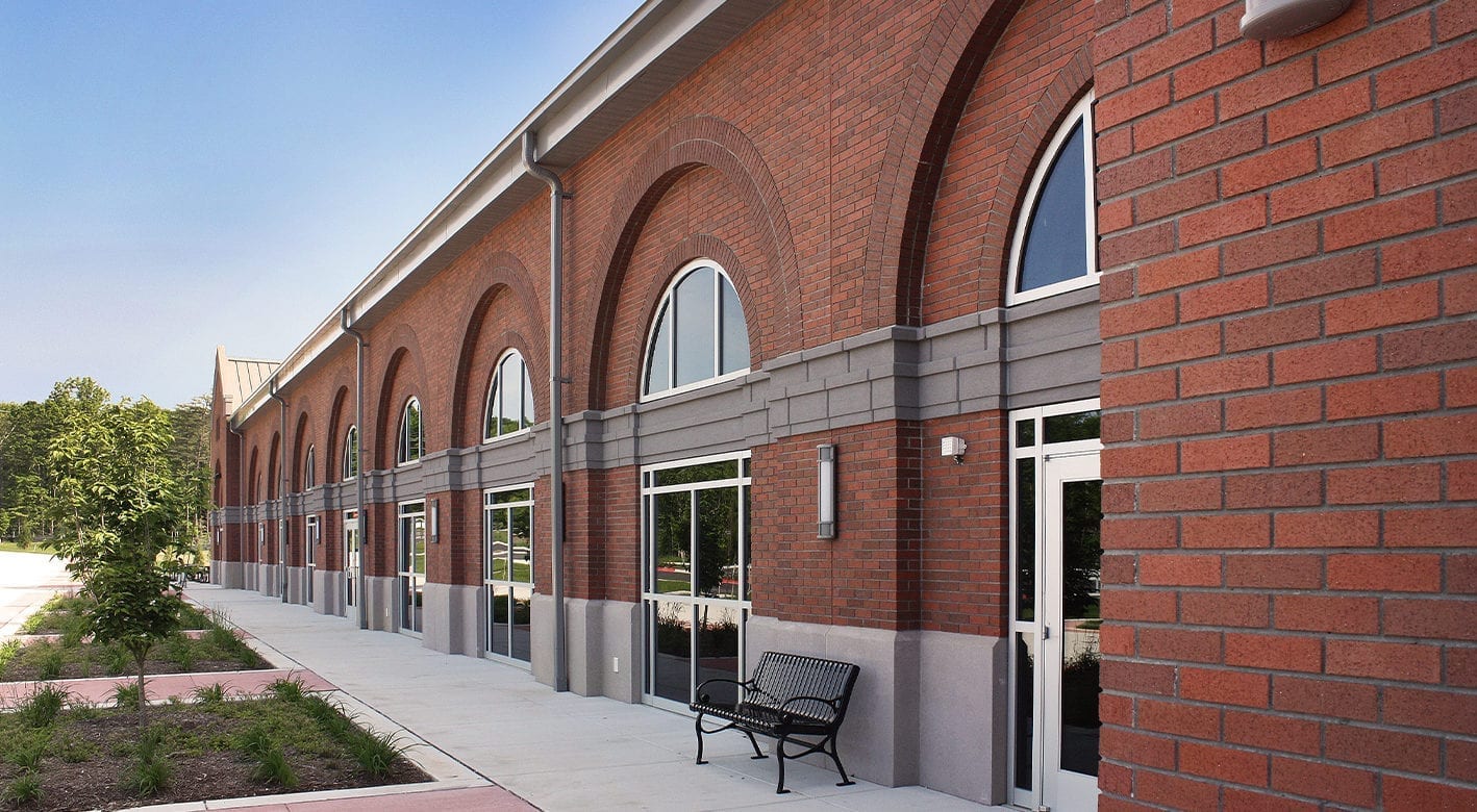 Architectural brick texture example at Fort Belvoir